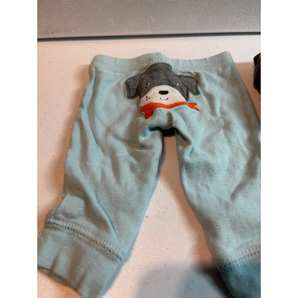 Carter's‎ Newborn Baby Boys Pants Bundle 4 Piece Dog Dino Cargo